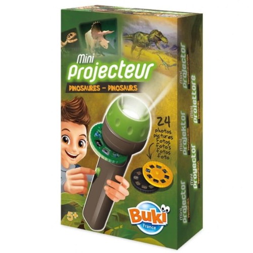 buki mini projektor latarka dinozaury