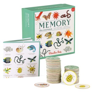 Gra edukacyjna Memory Zwierzęta, Moulin Roty