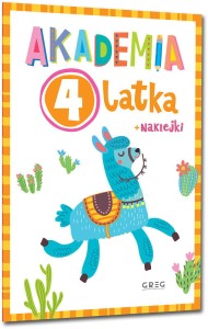 Książeczka Akademia 4-latka z naklejkami, Greg