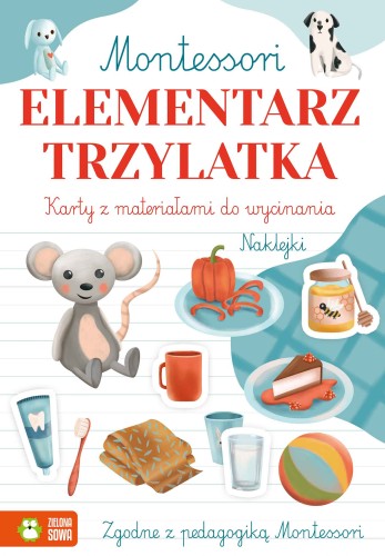 zielona sowa montessori elementarz trzylatka