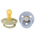 bibs smoczki khaki dusty blue m