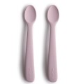 mushie łyżeczki silikonowe soft lilac