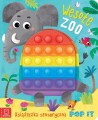 książeczka sensoryczna z bąbelkami pop it wesołe zoo