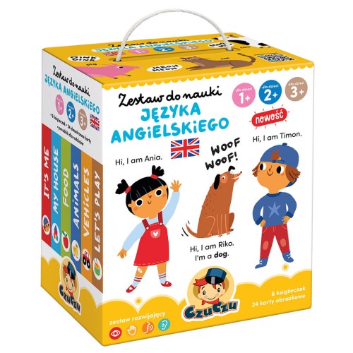 Czuczu zestaw do nauki języka angielskiego