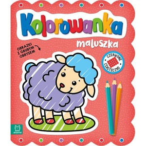 Kolorowanka maluszka. Obrazki z grubym obrysem - Owieczka, Aksjomat