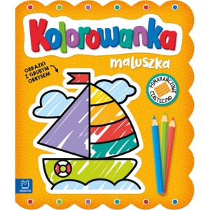 Kolorowanka maluszka. Obrazki z grubym obrysem - Łódka, Aksjomat