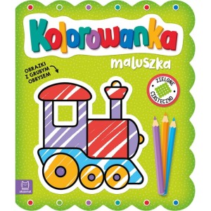 Kolorowanka maluszka. Obrazki z grubym obrysem - Pociąg, Aksjomat