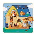 puzzle drewniane farma