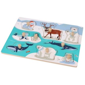 Układanka z uchwytami Zwierzęta Arktyczne, Adam Toys