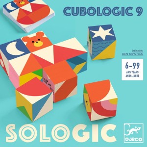 Gra logiczna - Kostki do układania Cubologic 9, Djeco