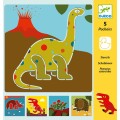 djeco szablony do odrysowywania dinozaury