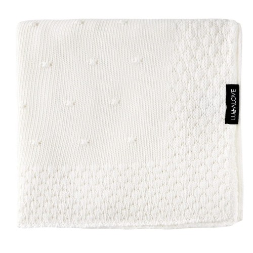 Lullalove koc bambusowy popcorn kokos