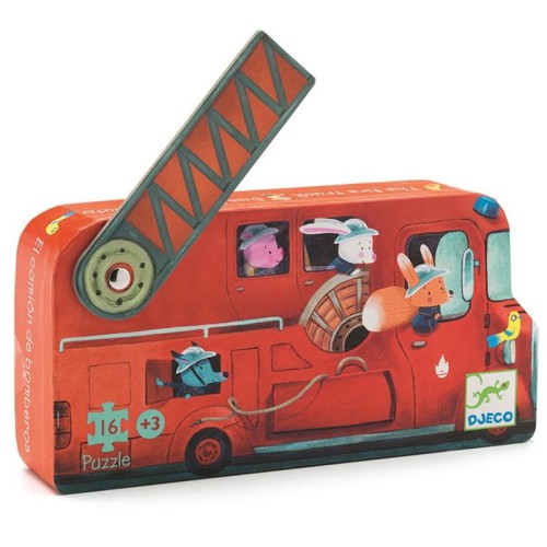 djeco puzzle straż pożarna