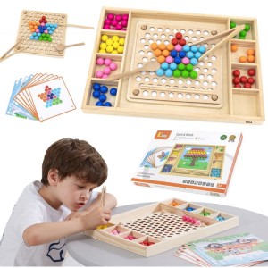 Drewniana układanka z kulkami Złap i Dopasuj, Viga Toys