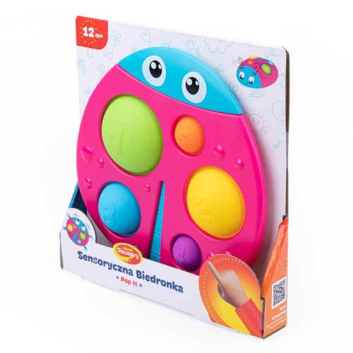 sensoryczna biedronka pop-it