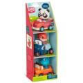 b.toys zestaw autek sensorycznych z liskiem
