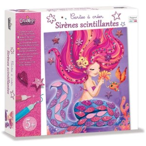 Zestaw kreatywny Brokatowe Syreny, Crea Lign