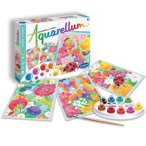 Zestaw do malowania Aquarellum - Kwiaty, SentoSphere