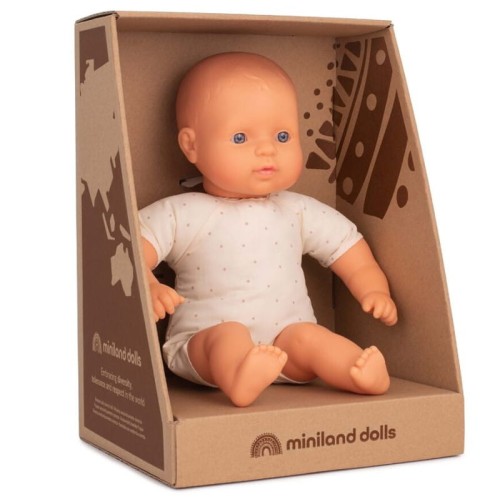 miniland lalka z miękkim brzuchem