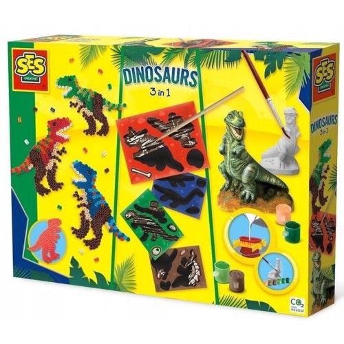 ses creative zestaw dinozaury