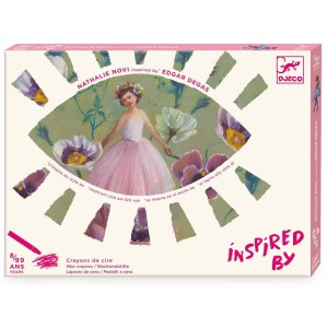 Zestaw artystyczny z pastelami olejnymi Inspiracje - Baletnice, Djeco