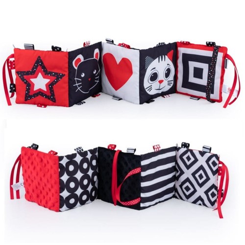 balibazoo książeczka harmonijka zwierzaki sensory