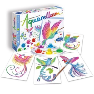 Zestaw do malowania Aquarellum Junior - Rajskie Ptaki, SentoSphere