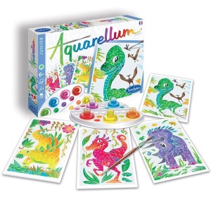 Zestaw do malowania Aquarellum Junior - Dinozaury, SentoSphere