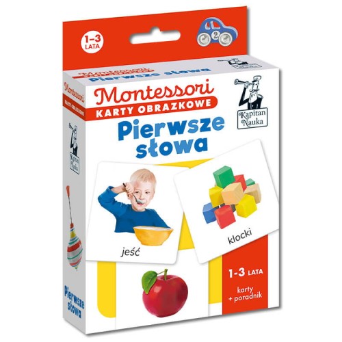 kapitan nauka karty montessori pierwsze słowa