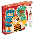 Djeco magnetyczne puzzle kostiumy