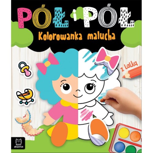 pół i pół kolorowanka malucha