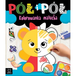 Pół i pół - kolorowanka malucha z misiem, Aksjomat