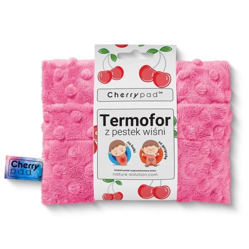 cherrypad termofor minky różowy