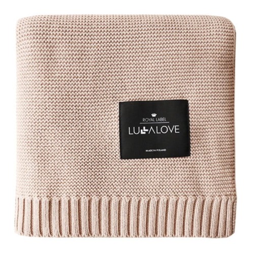 lullalove koc bambusowy karmelowy beż