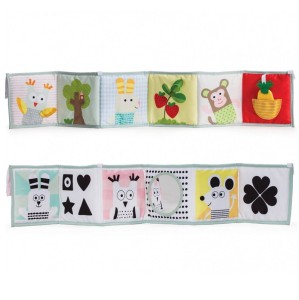 Książeczka interaktywna do łóżeczka 3w1, Taf Toys