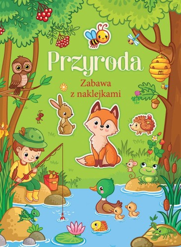 przyroda zabawa z naklejkami