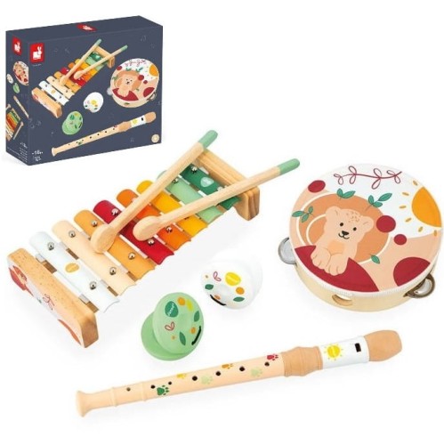 janod zestaw zabawek muzycznych sunshine