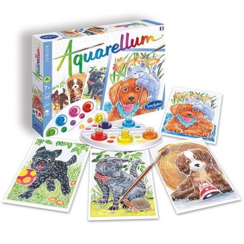 aquarellum zestaw do malowania pieski