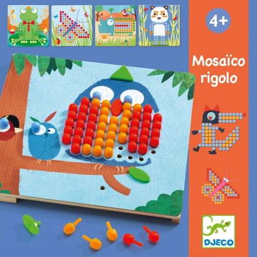 djeco mozaika z pinezkami Rigolo