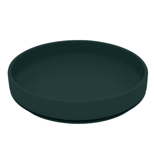 petite and mars talerzyk silikonowy z przyssawką misty green