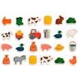 magnesy drewniane farma