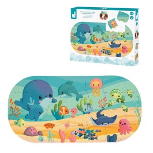Puzzle do kąpieli Ocean 28 elementów 3+, Janod