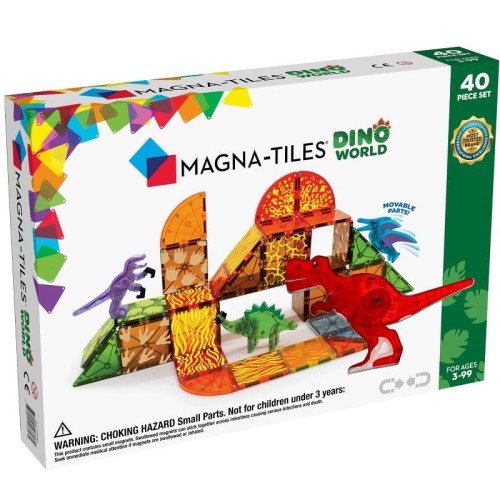 Magna-Tiles klocki magnetyczne dino world