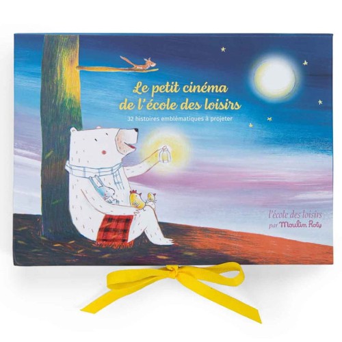 moulin roty zestaw kino projektorem 32 historyjki