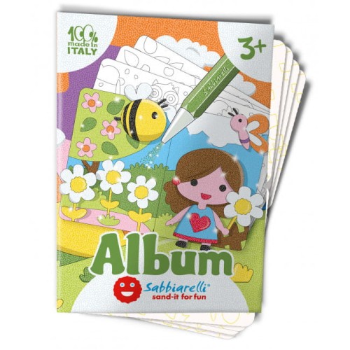 Sabbiarelli album do kolorowania piaskiem pory roku