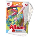 Sabbiarelli album do kolorowania piaskiem dinozaury