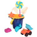 B.toys wiaderko niebieskie z akcesoriami do piasku