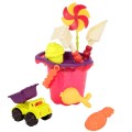 B.toys wiaderko czerwone z akcesoriami do piasku