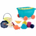 B.toys wózek niebieski z zabawkami do piasku
