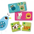 djeco puzzle dwuelementowe